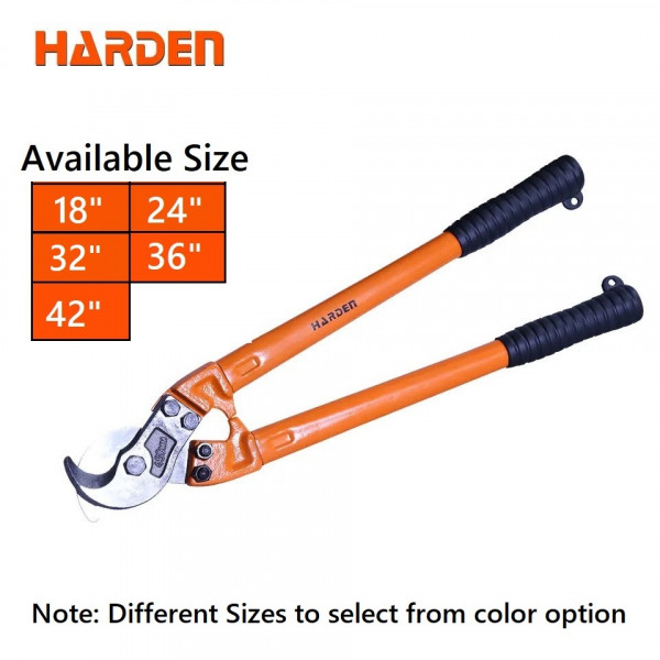 Harden Cable Cutter( 18" | 24" | 32" | 36" | 42" ) T8 Alloy Steel Professional