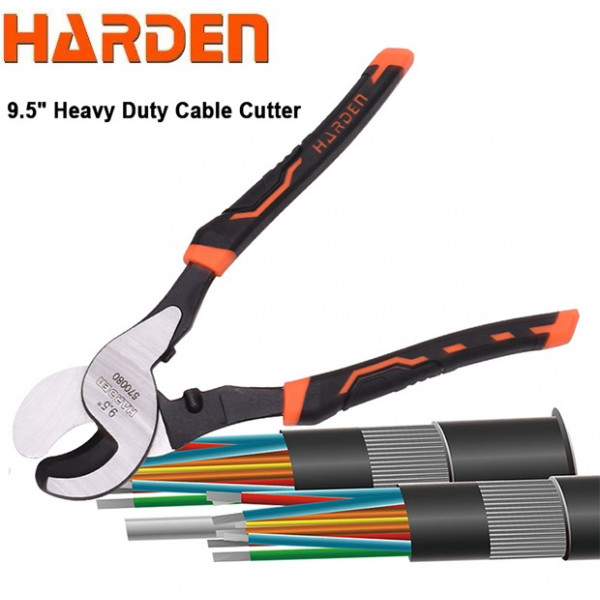 Harden 9.5" Heavy Duty Type Manual Cable Cutter Wire Cutting Plier Model: 570080