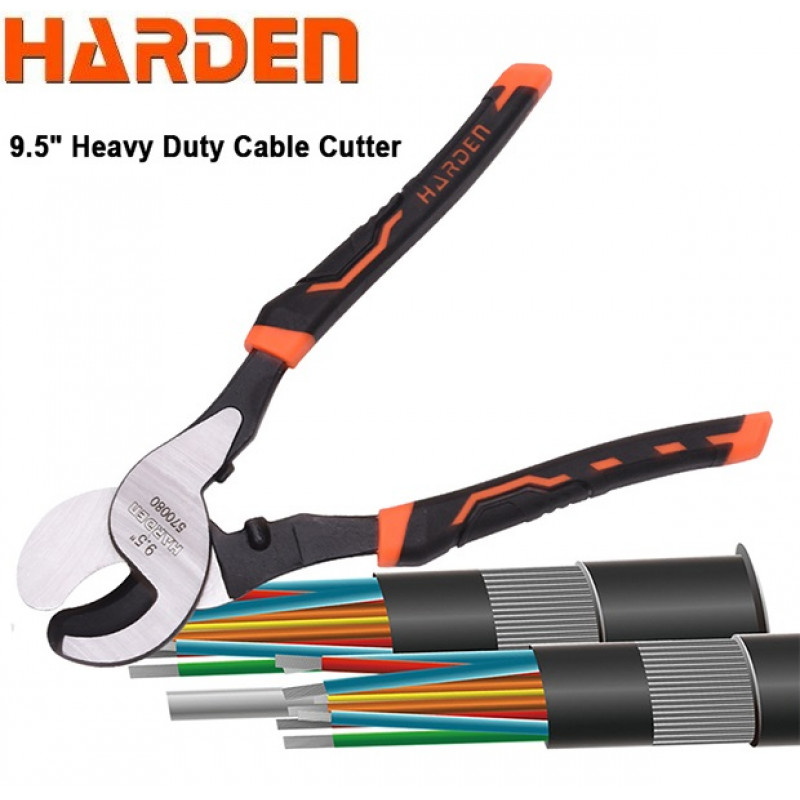 Harden 9.5" Heavy Duty Type Manual Cable Cutter Wire Cutting Plier Model: 570080