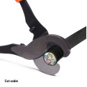 Harden 9.5" Heavy Duty Type Manual Cable Cutter Wire Cutting Plier Model: 570080