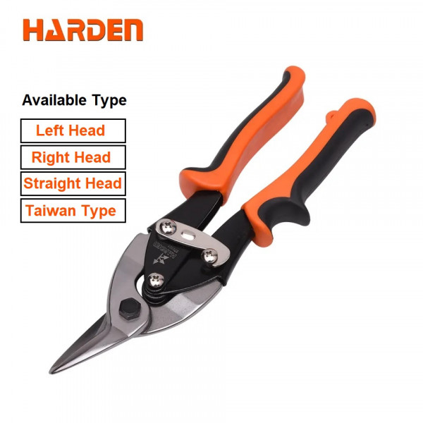Harden 10" Aviation Cutter Snip ( Left Head | Right Head | Straight Head | Taiwan Type ) Metal Cutting Shears Model : 570101 570102 570103 570107
