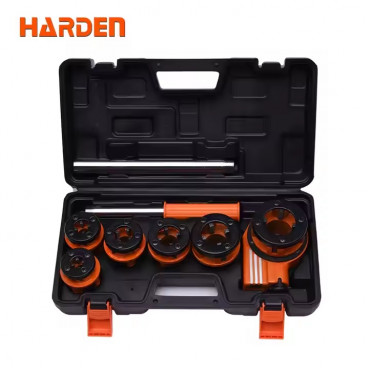 Harden 9pcs Pipe Threading Set Auto Die Set Model: 600871