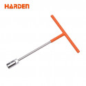 Harden T-Type CRV Wrench,  T Wrench, T-Socket Wrench, 07 standard sizes ( 8mm | 10mm | 12mm | 13mm | 14mm | 17mm | 19mm ) Model: 670203 - 670211