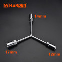 HARDEN Auto Repairing Professional Y-Type Wrench ( 12x14x17mm | 14x17x19mm ) Model: 670225 & 670226