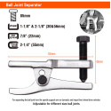 Harden 5Pcs Ball Joint Separator Set Model: 672105