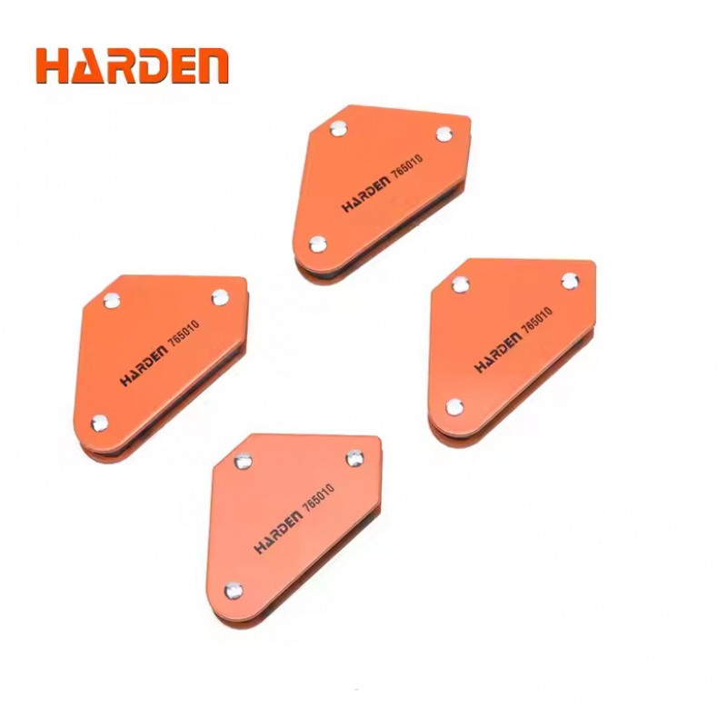 Harden 4Pcs Welding Magnetic Angle Set Corner Clamp, Multi-Angle, for Welding and Holding Purpose, 4.5kg Holding Force Capacity Model: 765010
