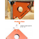 Harden 4Pcs Welding Magnetic Angle Set Corner Clamp, Multi-Angle, for Welding and Holding Purpose, 4.5kg Holding Force Capacity Model: 765010