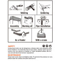 Harden 25LB | 50LB | 75LB Magnetic Welding Holder,  Welding Magnetic Angle Set Corner Clamp, Multi-Angle, for Welding and Holding Purpose ( Model: 765025 | 765050 | 765075 )