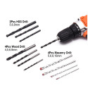 HARDEN Multi-Functional Power Drills Combo Tools 36 Pcs Electric Impact Drill Tool Set with Blow Case 510836