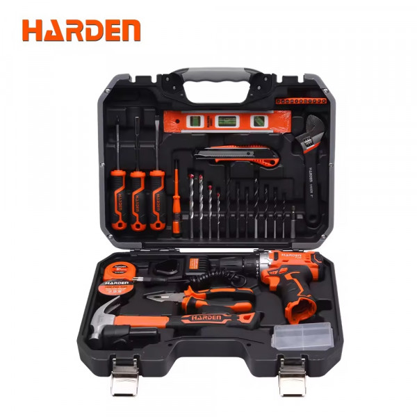 HARDEN Multi-Functional Power Drills Combo Tools 36 Pcs Electric Impact Drill Tool Set with Blow Case 510836