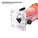 HARDEN 580w Hand Electric Wood Trimmer Router Hand Brushless Electric Wood Trimmer Portable Woodworking Collet Chuck Diameter Model: 752732
