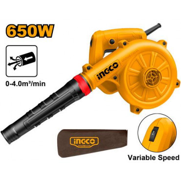 INGCO Aspirator Blower 650W Heavy Duty with Variable Speed – Model AB6038