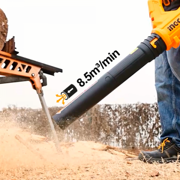 INGCO 20V Cordless Blower 115km/h with 2.0Ah Battery & Charger – Model CABLI203235