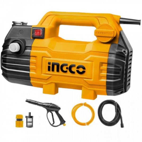 INGCO HPWR15028 High pressure washer, 1500W, 100Bar (1450PSI), Car Washer, Bike Washer; Model: HPWR15028