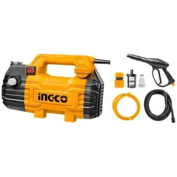 INGCO HPWR15028 High pressure washer, 1500W, 100Bar (1450PSI), Car Washer, Bike Washer; Model: HPWR15028