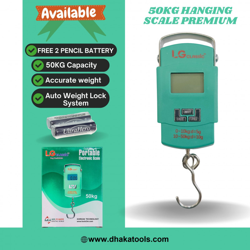50Kg Hanging Scale Portable Electronic Scale LG Classic