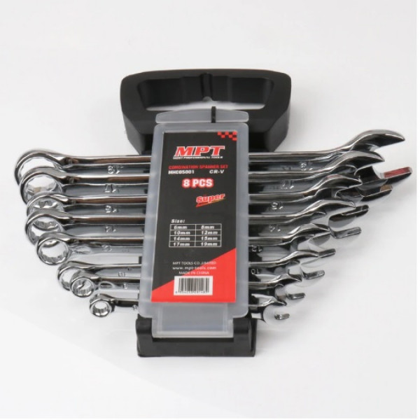  MPT 8Pcs Combination Spanner Set (6,8,10,12,14,15 & 17mm) MHC05001