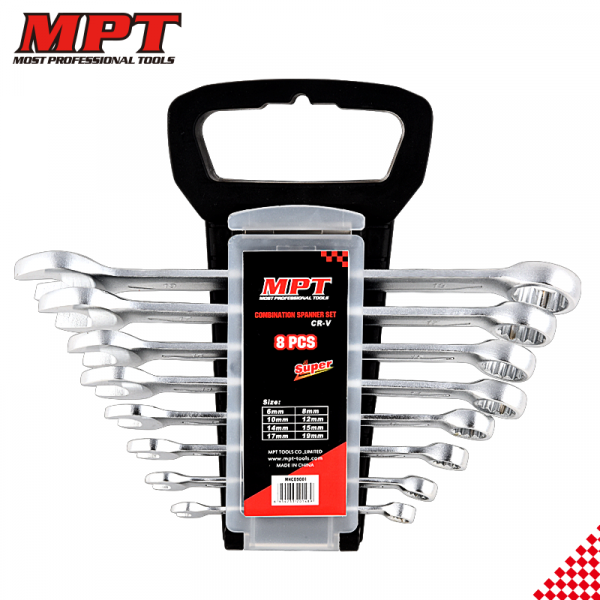  MPT 8Pcs Combination Spanner Set (6,8,10,12,14,15 & 17mm) MHC05001