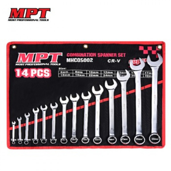 MPT 14Pcs Combination Spanner Set MHC05002