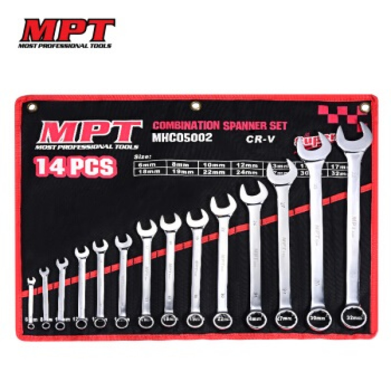MPT 14Pcs Combination Spanner Set MHC05002