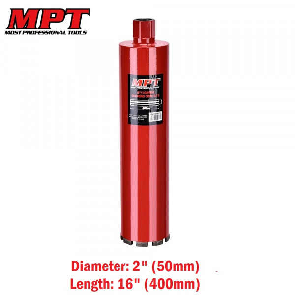 MPT Diamond Core Drill Bits 6 available size ( 2" / 3" / 4" / 5" / 6" / 8" ) MJ15002