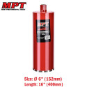 MPT Diamond Core Drill Bits 6 available size ( 2" / 3" / 4" / 5" / 6" / 8" ) MJ15002