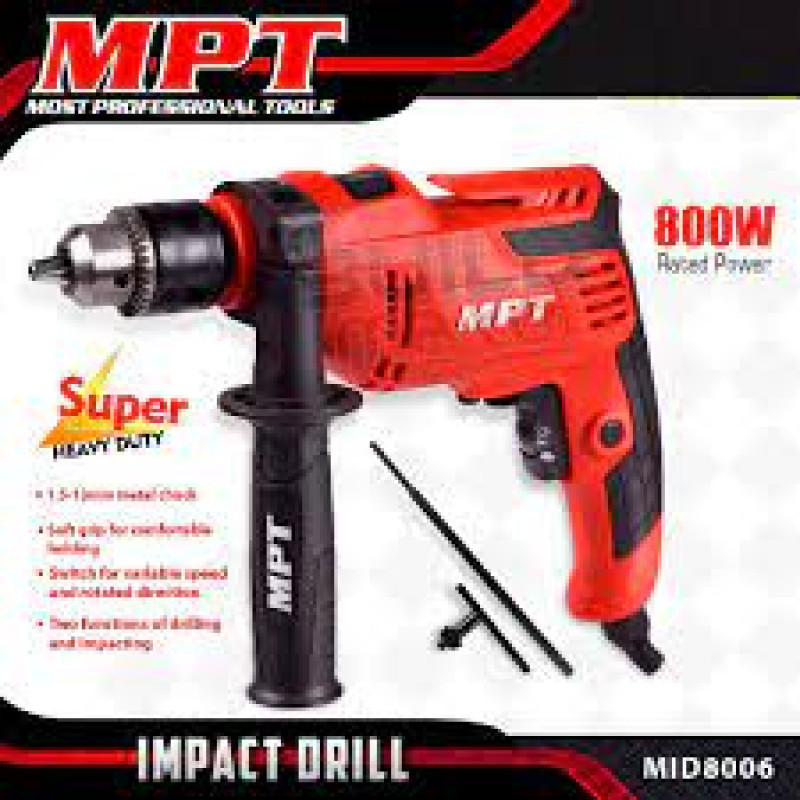 MPT 710w Impact Drill 13mm - MID7106 / MID7103