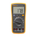 FLUKE 17B+ Digital Multimeter, for Electrical Applications, Measures AC/DC Voltage 1000V, Current Measurements to 10A, Resistance, Continuity, Diode, Capacitance, Frequency, and Temperature Testing