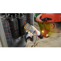FLUKE 17B+ Digital Multimeter, for Electrical Applications, Measures AC/DC Voltage 1000V, Current Measurements to 10A, Resistance, Continuity, Diode, Capacitance, Frequency, and Temperature Testing