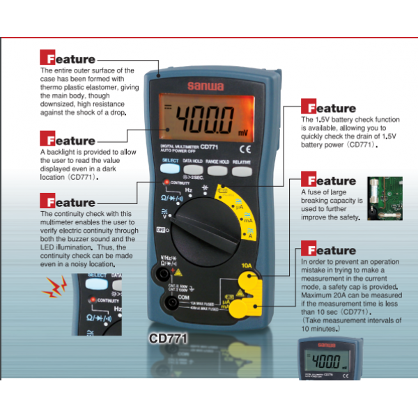 SANWA CD770 Digital Multimeter