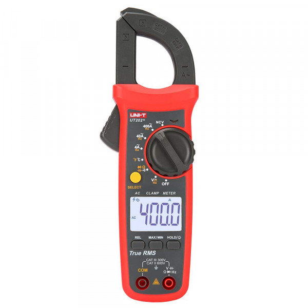 UNI-T UT202+ Digital Clamp Meter 400A AC Digital Clamp on Meter 