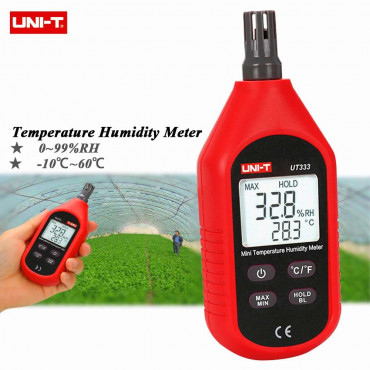 UNI-T UT333 Mini Temperature & Humidity Meter Thermometer & Hygrometer