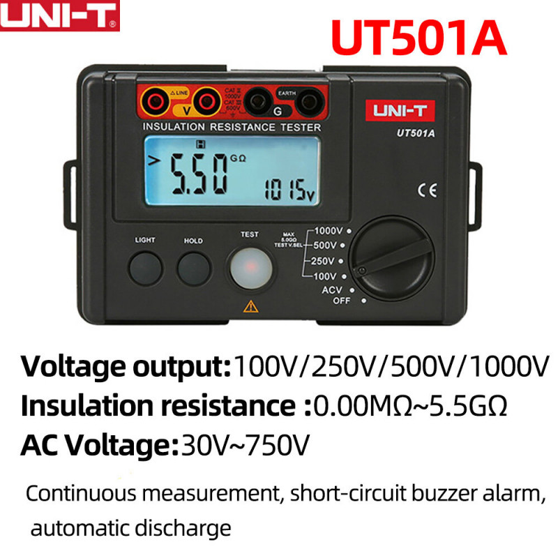 UNI-T UT501A Digital Insulation Resistance Tester Megger Meter