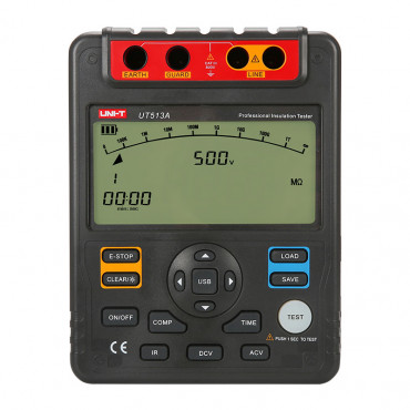 UNI-T UT513A Series Insulation Resistance Testers 5kV, 1000GΩ [ Megger ]