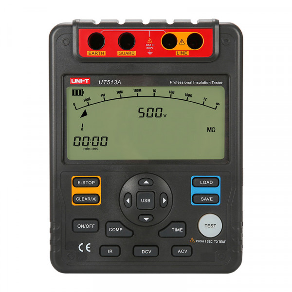 UNI-T UT513A Series Insulation Resistance Testers 5kV, 1000GΩ [ Megger ]