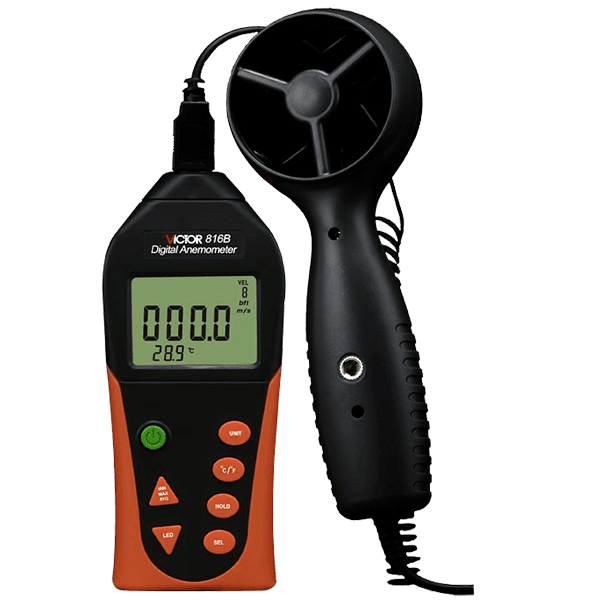 VICTOR 816B Digital Anemometer Wind Speed Tester