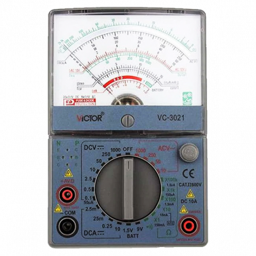 VICTOR 3021 Analogue Meter 1000V 10A 200MΩ Model: VC3021