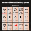 VICTOR 610B+ 1000A AC/DC Digital Clamp Meter AC 750V,  DC 1000V, 5999 counts VFC True RMS NCV Live Flashlight clam