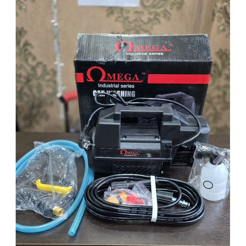 Omega 2600W High Pressure Washer Car Washer Bike Washer Machine, Induction Motor – OM-CW012