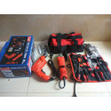 TANDT 116 pcs Power Tools Set, Impact Drill &  Angle Grinder with Hand Tools Set  - TT3001S