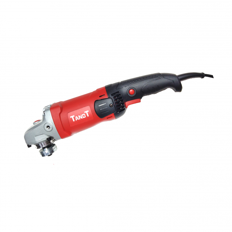 TANDT 5" Angle Grinder TTGW1400 – 1400W, 8500 rpm, 125mm Disc, Back Switch, Heavy-Duty Grinding & Cutting Tool; Model: TTGW1400