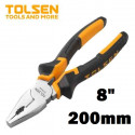 TOLSEN Combination Pliers ( 6" / 7" / 8" ) CR-V TPR Handle Model: 10000 / 10001 / 10002