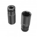 TOLSEN 18296 10Pcs 1/2" Drive Deep Impact Socket Set, CrMo Steel, Heat Treated, Impact Rated, Model: 18296