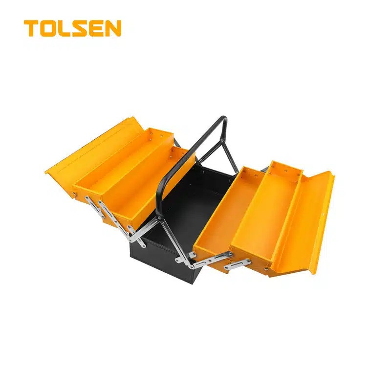 TOLSEN 16" Steel Tool Box 3 Layer Compartment Industrial Quality Model: 80211