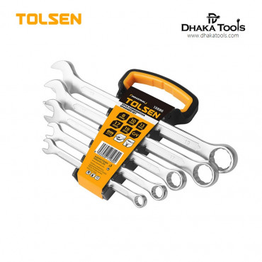TOLSEN 5 Pcs Combination Spanners Set (8/10/12/14/17mm) Model: 15155