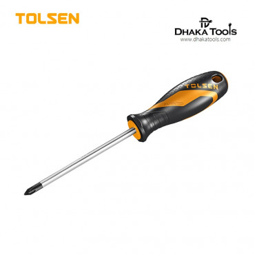 TOLSEN PH1 x 100mm Phillips Screwdriver GriPro Series Model: 20007