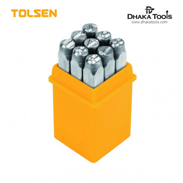 TOLSEN 3mm Steel Number Punch ( 9Pcs ) Stamp Set Model: 25094