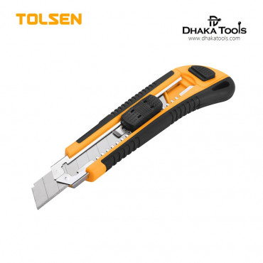 TOLSEN Industrial Snap-off Cutter (18x100mm) with 3Pcs Refill Model: 30003