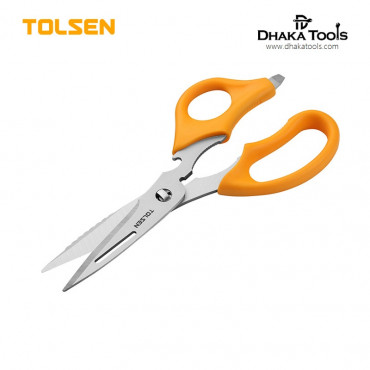 TOLSEN Multi-Purpose Scissors Non-Slip Handle Model: 30049