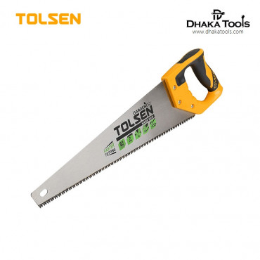 TOLSEN 16" Hand Saw (400mm) 7 TPI TPR Handle Model: 31070